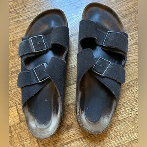 Birkenstock Arizona Sandals – Brown Suede – EU 41 (Men’s 8)